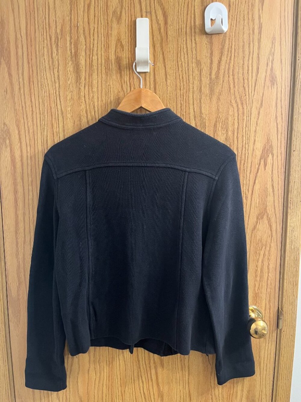 Y2K Vintage Lauren Ralph Lauren Knit Moto Jacket - Picture 3 of 11